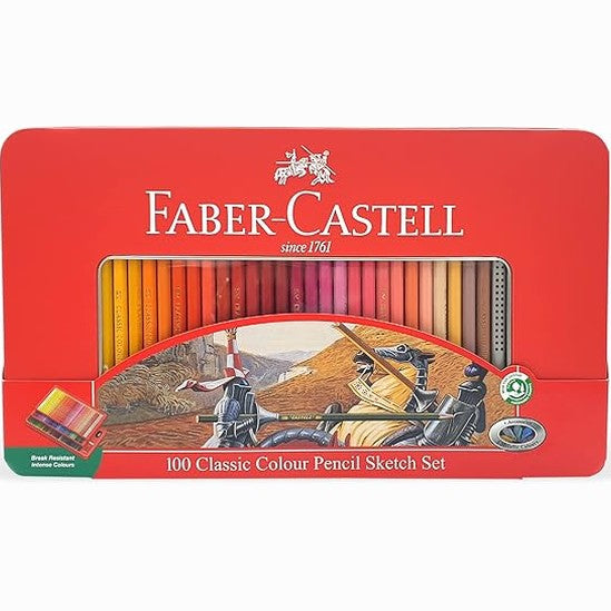 Faber-Castell Classic Colour Pencil 100PCS SKETCH SET by Faber-Castell