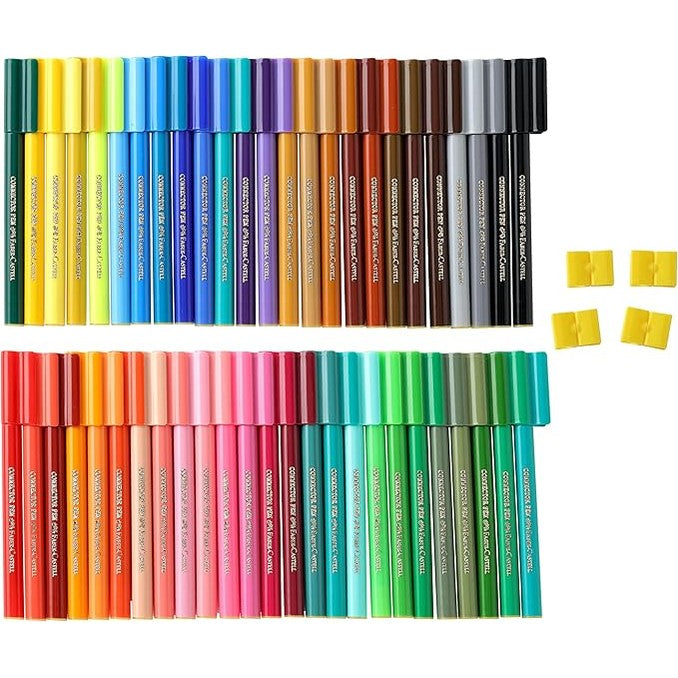 Faber Castell Connector Pens, Multicolor - Pack of 50 by Faber-Castell