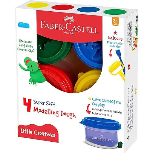 Faber-Castell Modelling Dough - Pack of 4 by Faber-Castell