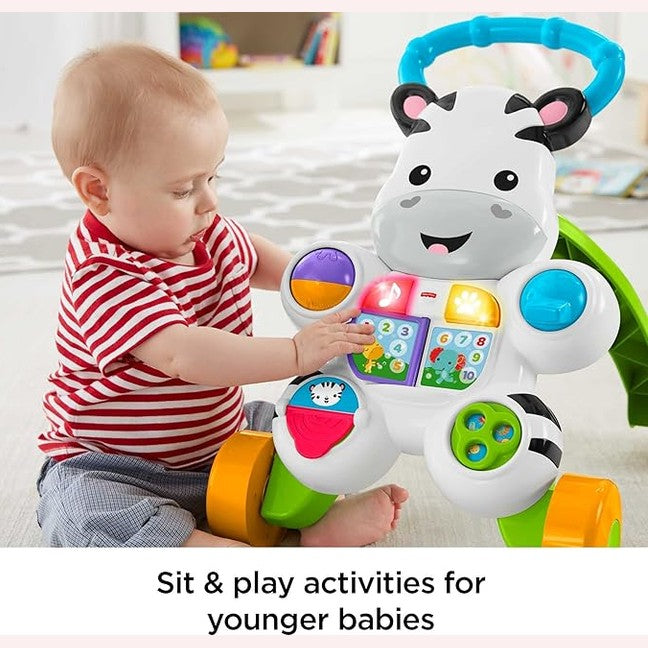 Fisher-Price Baby Learning Toy Learn with Me Zebra Walker by Fisher-Price