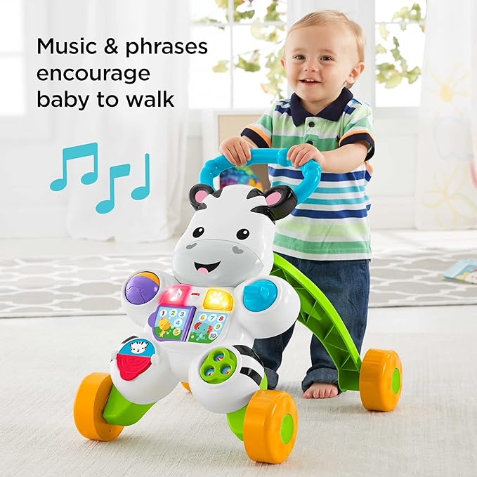 Fisher-Price Baby Learning Toy Learn with Me Zebra Walker by Fisher-Price