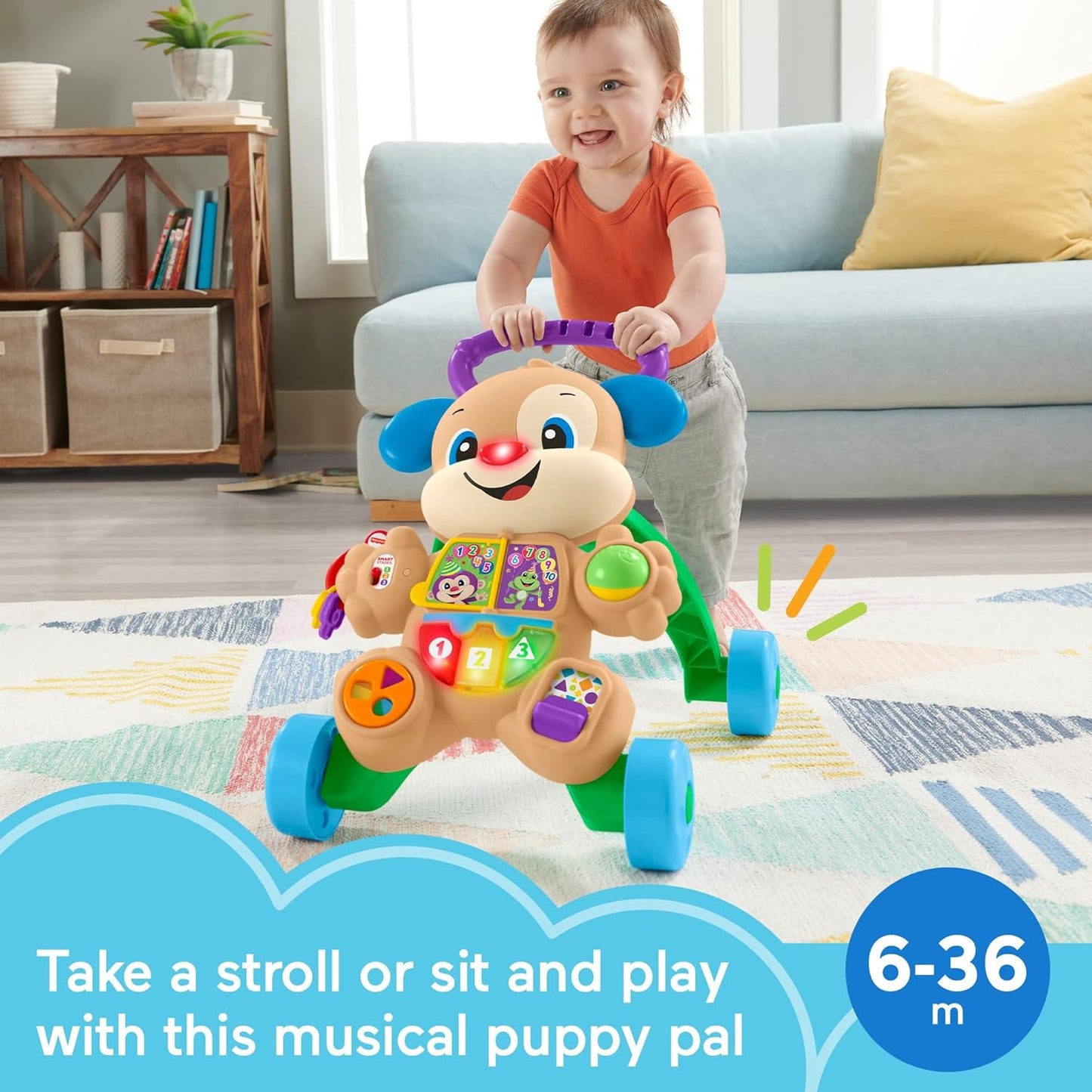 Fisher-Price Laugh & Learn Smart Stages Puppy Walker by Fisher-Price