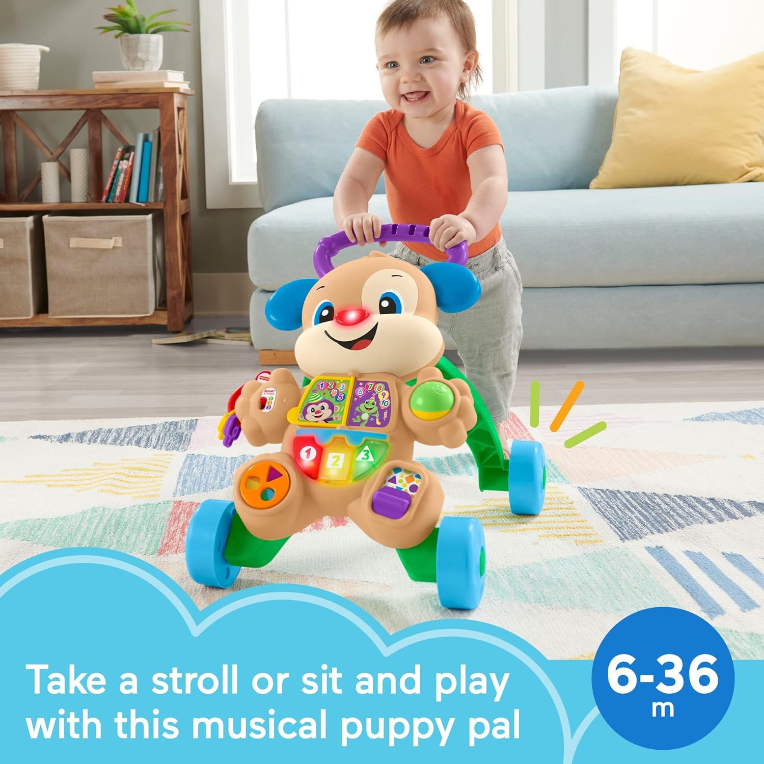 Fisher-Price Laugh & Learn Smart Stages Puppy Walker by Fisher-Price