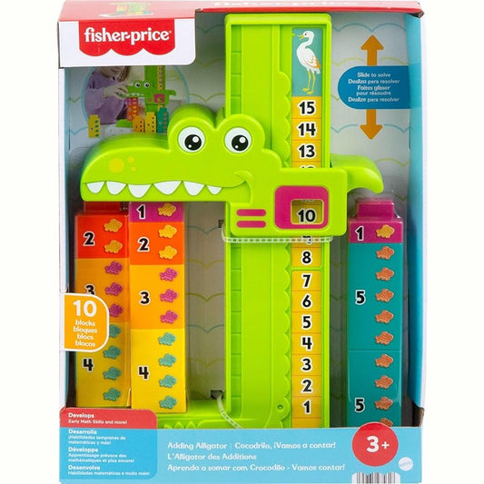 Fisher-Price Preschool Learning Toy Adding Alligator Counting Activity by Fisher-Price