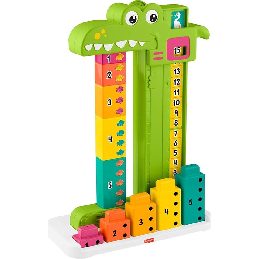 Fisher-Price Preschool Learning Toy Adding Alligator Counting Activity by Fisher-Price