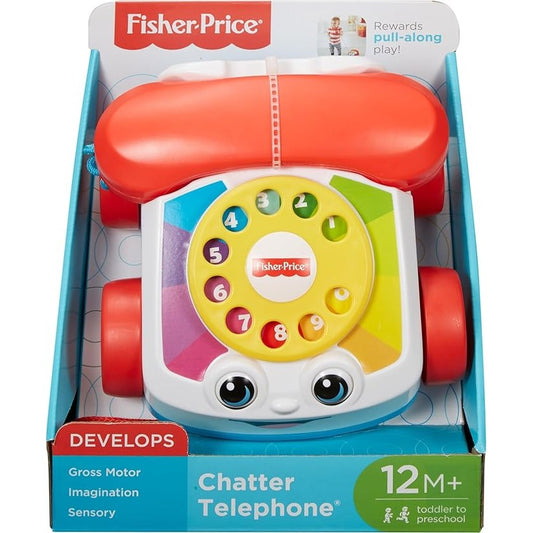 Fisher-Price Toddler Pull Toy Chatter Telephone by Fisher-Price