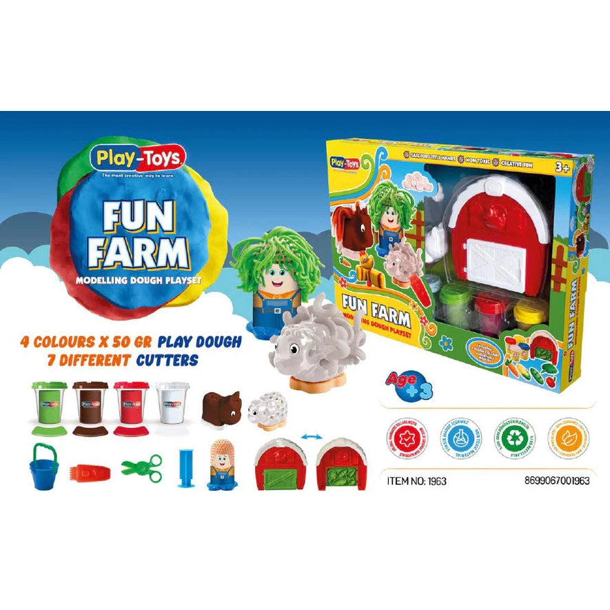Fun Farm Dough Play Set