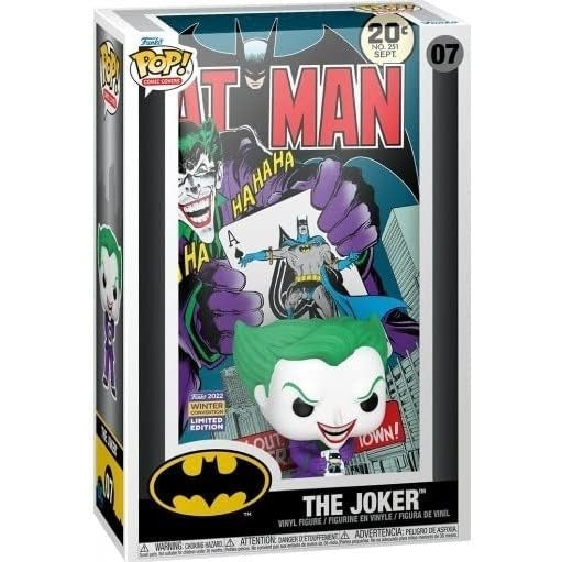Funko Batman Comic Book Display Case & The Joker Pop Vinyl Limited Edition (07) by FUNKO POP!