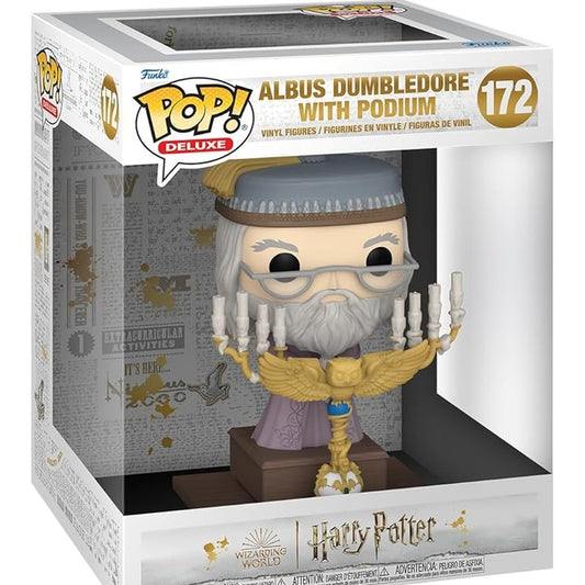 Funko POP! Deluxe: Harry Potter Prisoner of Azkaban - Albus Dumbledore with Podium (172) by FUNKO POP!