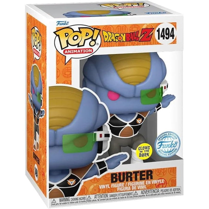 Funko Pop! Dragon Ball Z Burter Glow-in-The-Dark Vinyl Figure (1494)