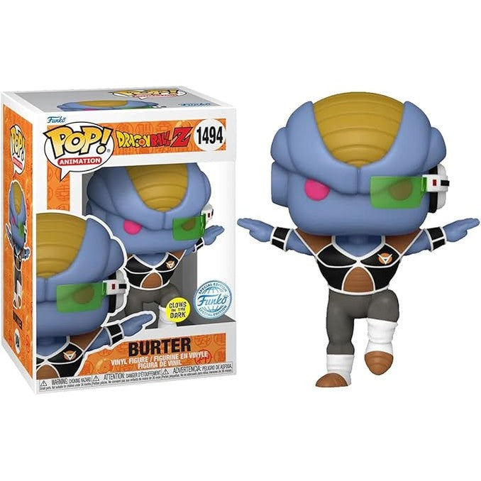 Funko Pop! Dragon Ball Z Burter Glow-in-The-Dark Vinyl Figure (1494) by FUNKO POP!