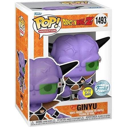 Funko Pop! Dragon Ball Z Ginyu Glow-in-The-Dark Vinyl Figure (1493)