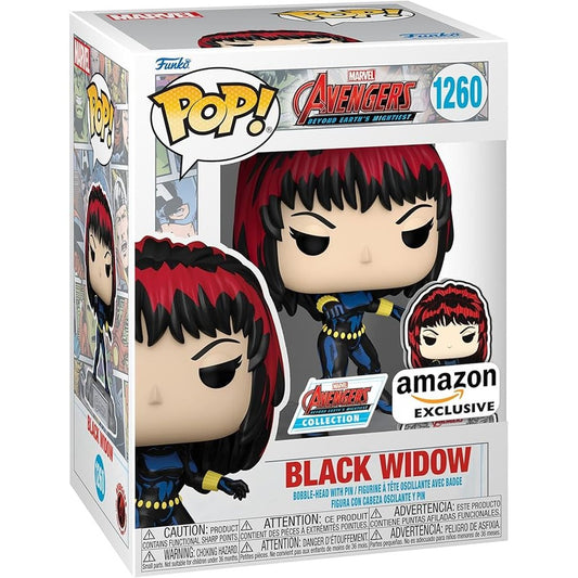 Funko Pop! & Pin: The Avengers: Black Widow with Pin (1260) by FUNKO POP!