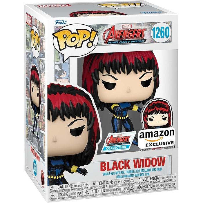 Funko Pop! & Pin: The Avengers: Black Widow with Pin (1260)