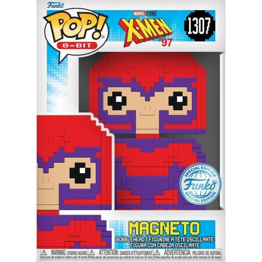 Funko X-Men '97 Magneto 8-Bit Blue Vinyl Pop (1307) by FUNKO POP!