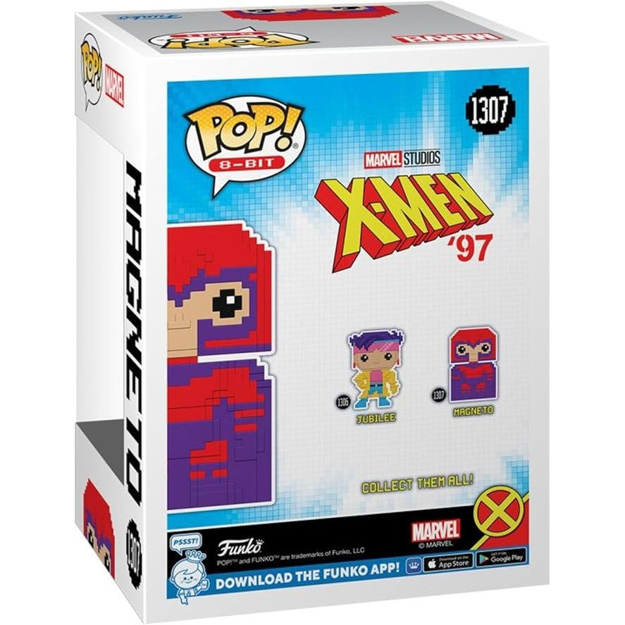 Funko X-Men '97 Magneto 8-Bit Blue Vinyl Pop (1307) by FUNKO POP!