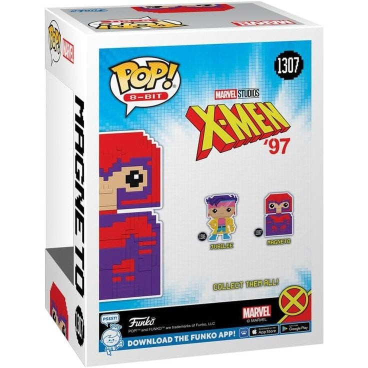 Funko X-Men '97 Magneto 8-Bit Blue Vinyl Pop (1307) by FUNKO POP!