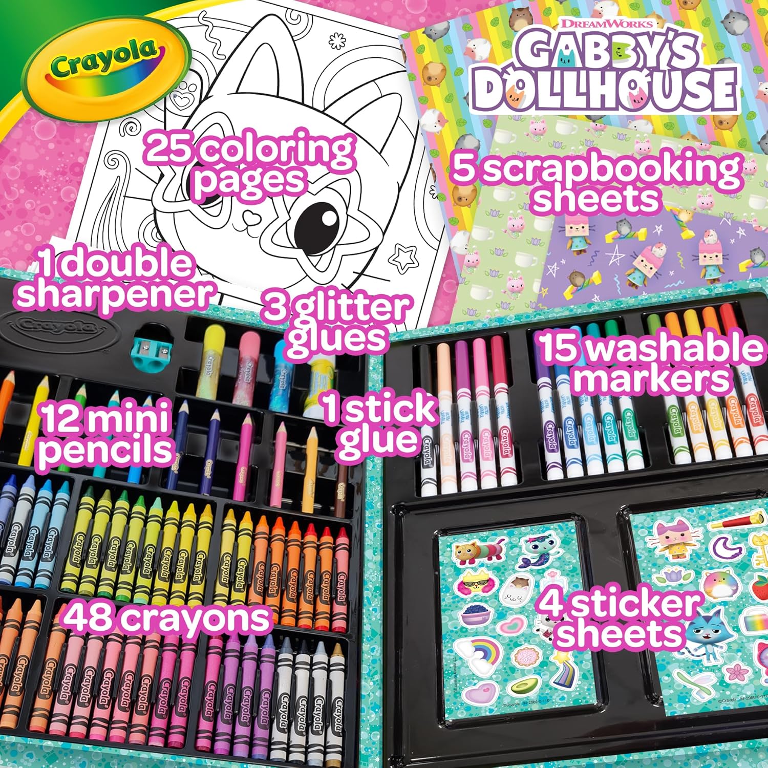 GABBY'S DOLLHOUSE INSPIRATION ART CASE by Crayola