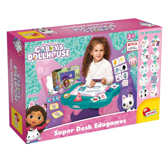GABBY’S DOLLHOUSE SUPER EDU GAMES DESK by Lisciani