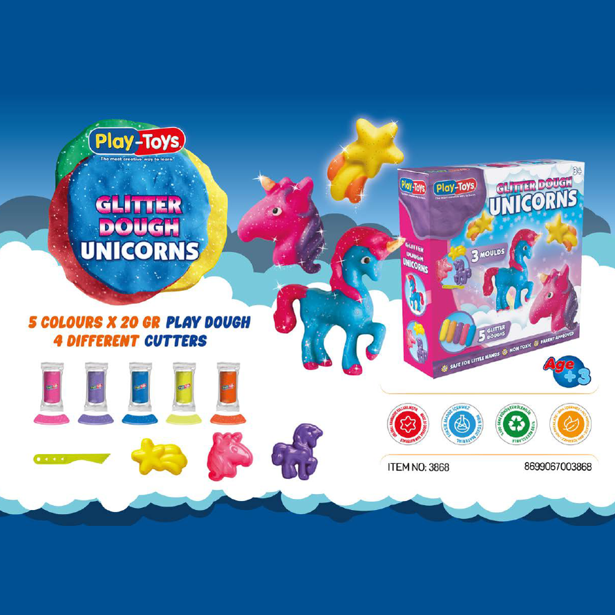 GLITTER DOUGH UNICORN