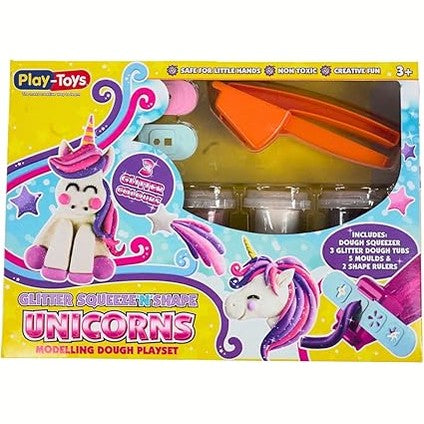 GLITTER SQUEEZE N SHAPE UNICORNS