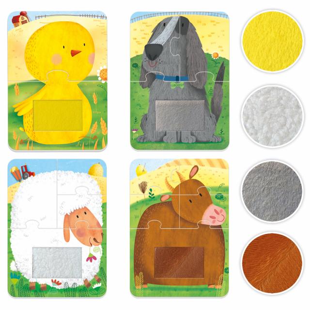 HEADU 4 TACTILE PUZZLE MY FARM by HEADU