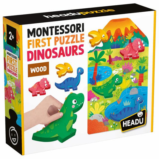 HEADU MONTESSORI FIRST PUZZLE DINO by HEADU