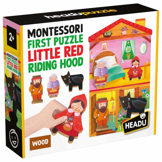 HEADU MONTESSORI FIRST PUZZLE LITTLE RED RIDING HOOD by HEADU