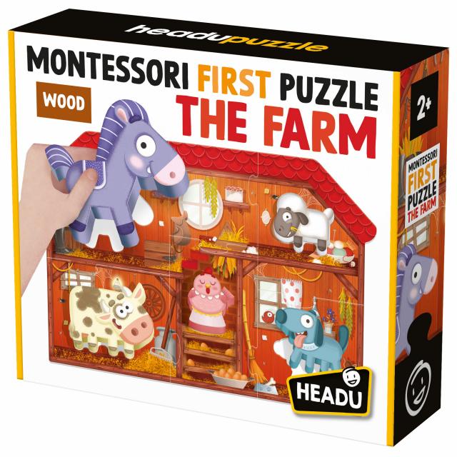 HEADU MONTESSORI FIRST PUZZLE THE FARM by HEADU