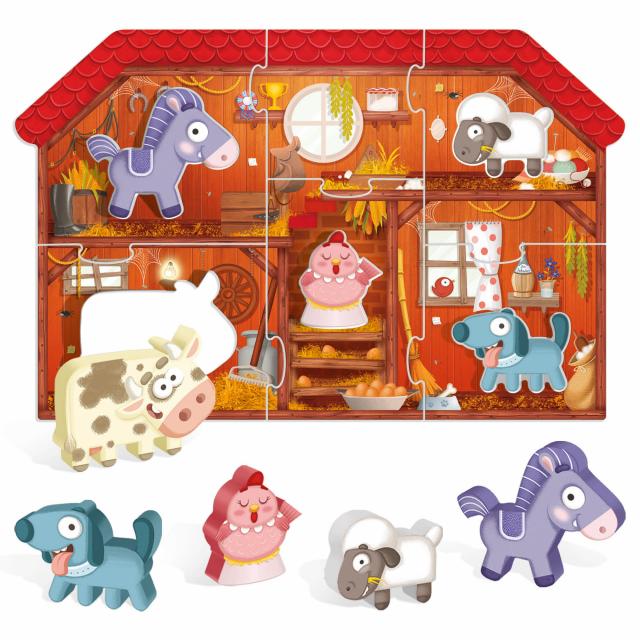 HEADU MONTESSORI FIRST PUZZLE THE FARM by HEADU