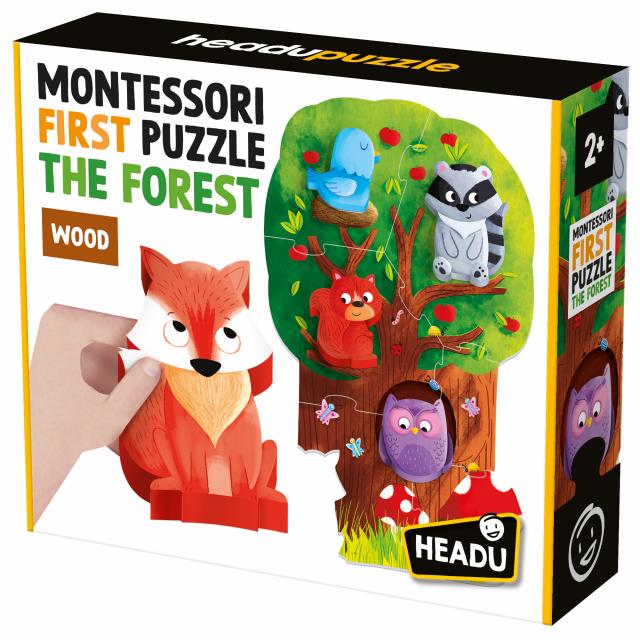 HEADU MONTESSORI FIRST PUZZLE THE FOREST by HEADU