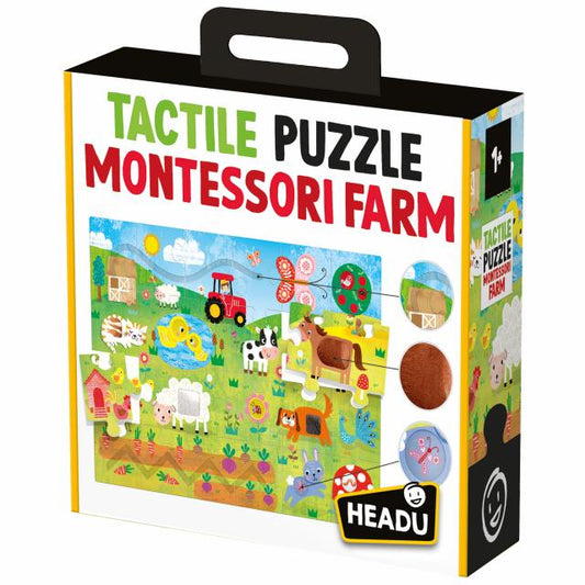 HEADU TACTILE PUZZLE MONTESSORI FARM by HEADU