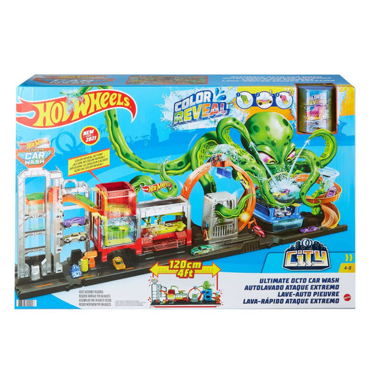 HOT WHEELS CITY ULTIMATE OCTO CAR WASH by Mattel