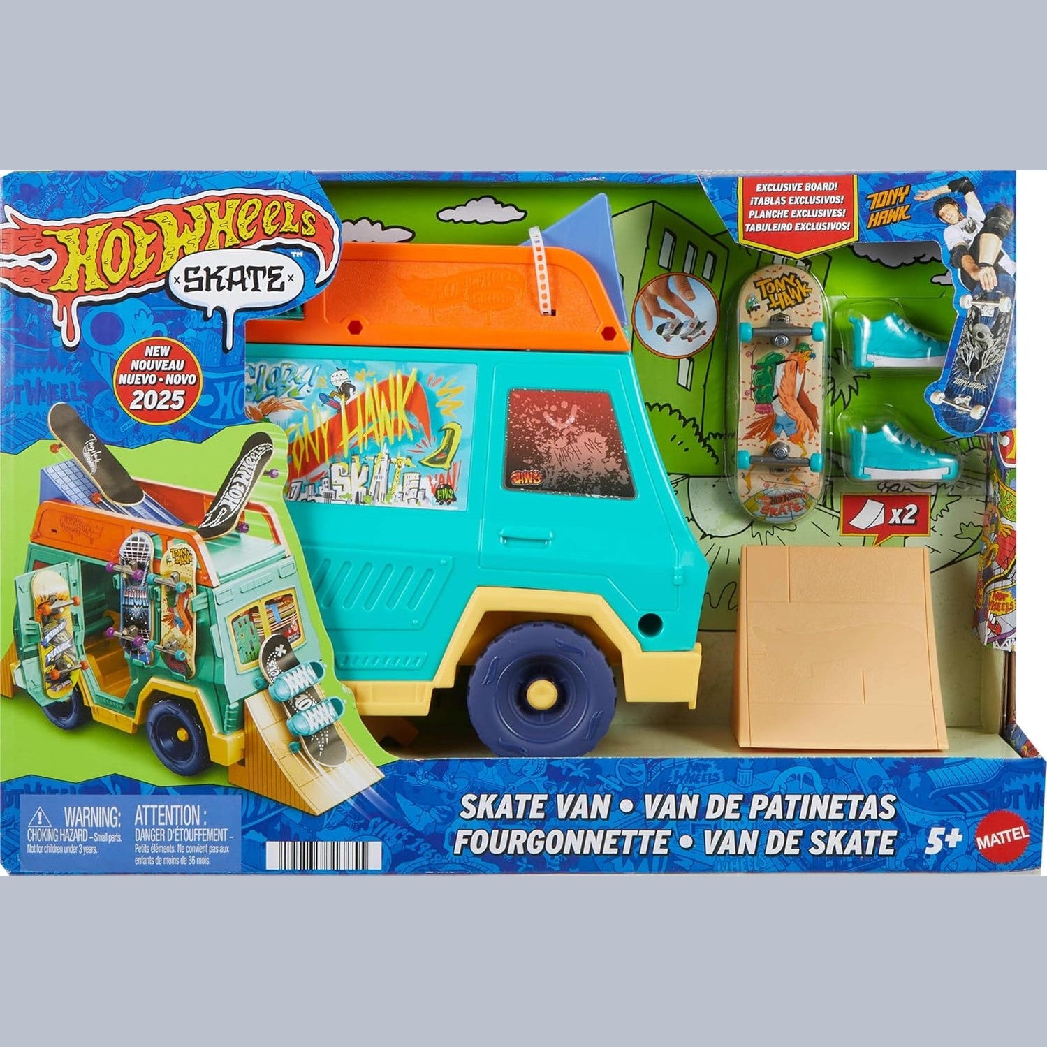 HOTWHEELS SKATE VAN BY TONY HAWK by Mattel