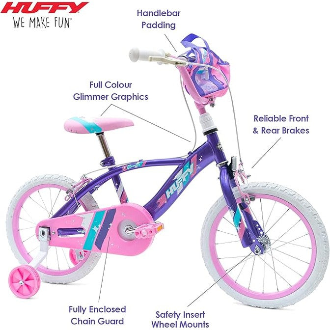 HUFFY 16" GLIMMER BIKE