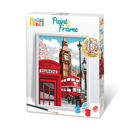 HappiHobbi Paint & Frame Paint by Numbers Majestic London by HappiHobbi