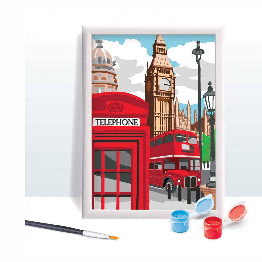 HappiHobbi Paint & Frame Paint by Numbers Majestic London by HappiHobbi