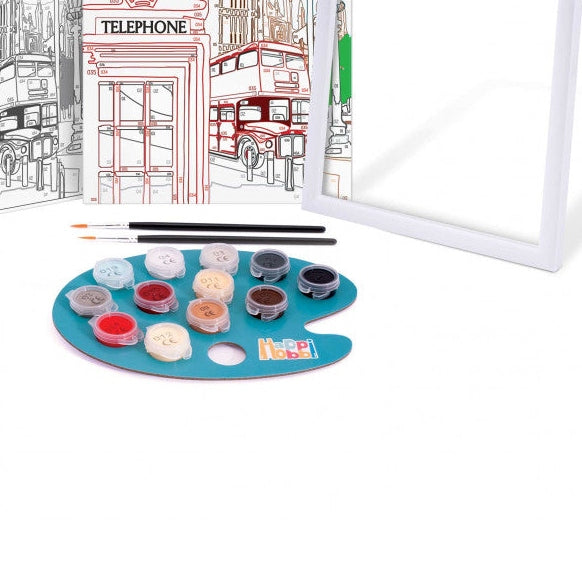 HappiHobbi Paint & Frame Paint by Numbers Majestic London by HappiHobbi