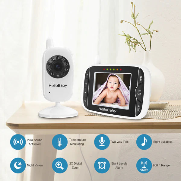 HelloBaby HB32 Video Baby Monitor by HelloBaby