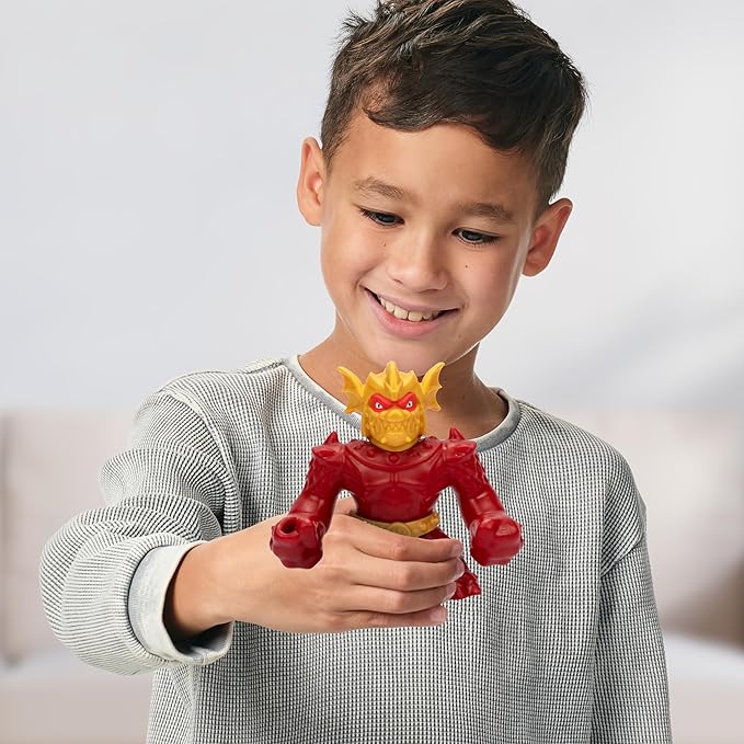 Heroes of Goo Jit Zu Stretch Strikers Hero Pack, Blazagon Stretchy Action Figure by Moose