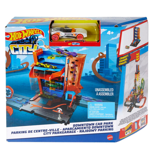 Hot Wheels City Downtown Car Park by Mattel