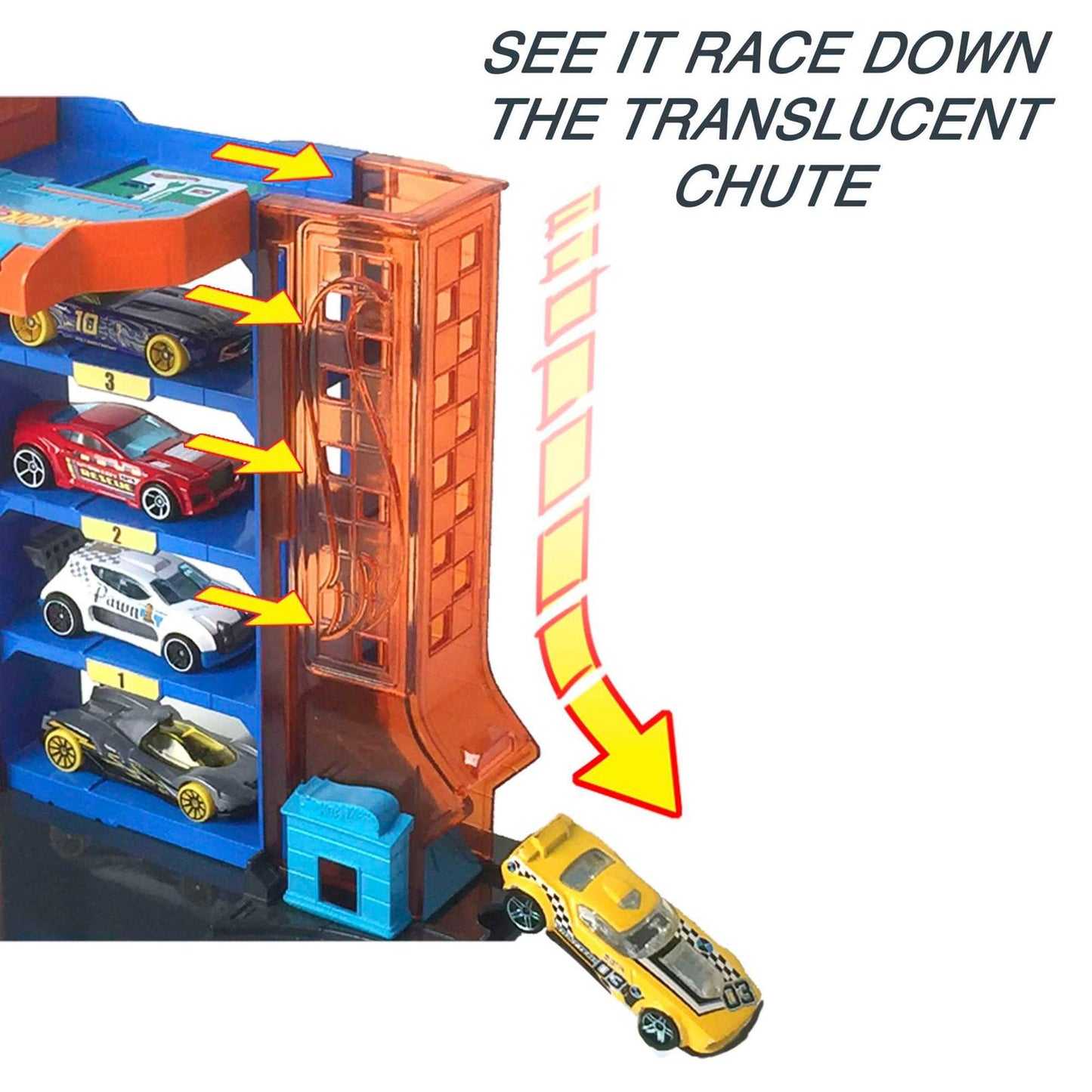 Hot Wheels City Downtown Car Park by Mattel