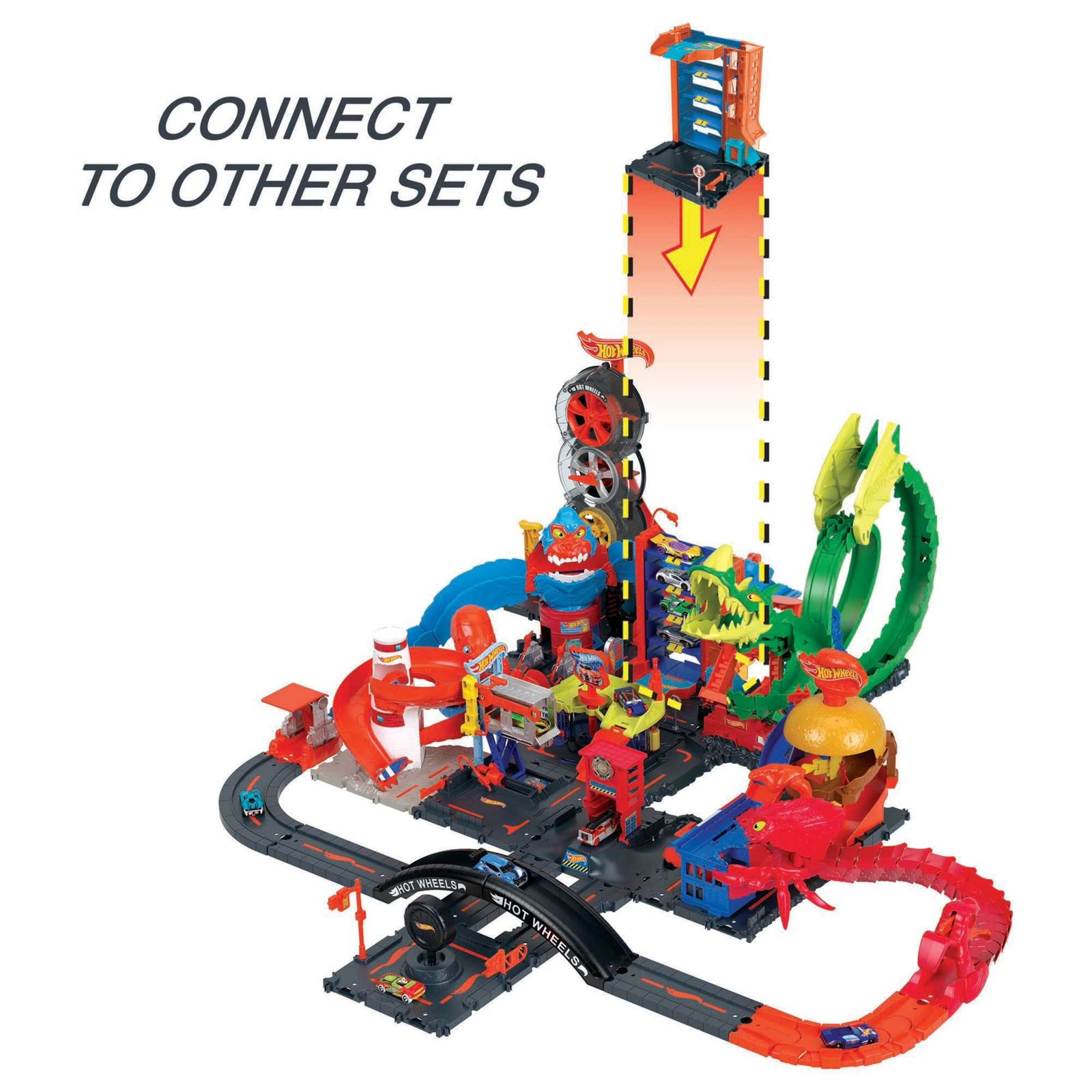 Hot Wheels City Downtown Car Park by Mattel
