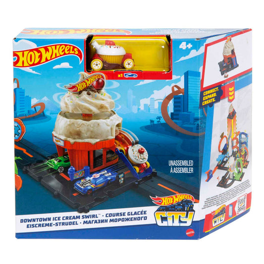 Hot Wheels City Downtown Ice Cream Swirl by Mattel