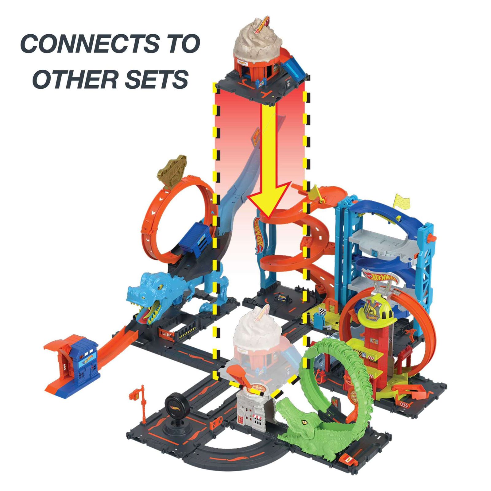 Hot Wheels City Downtown Ice Cream Swirl by Mattel