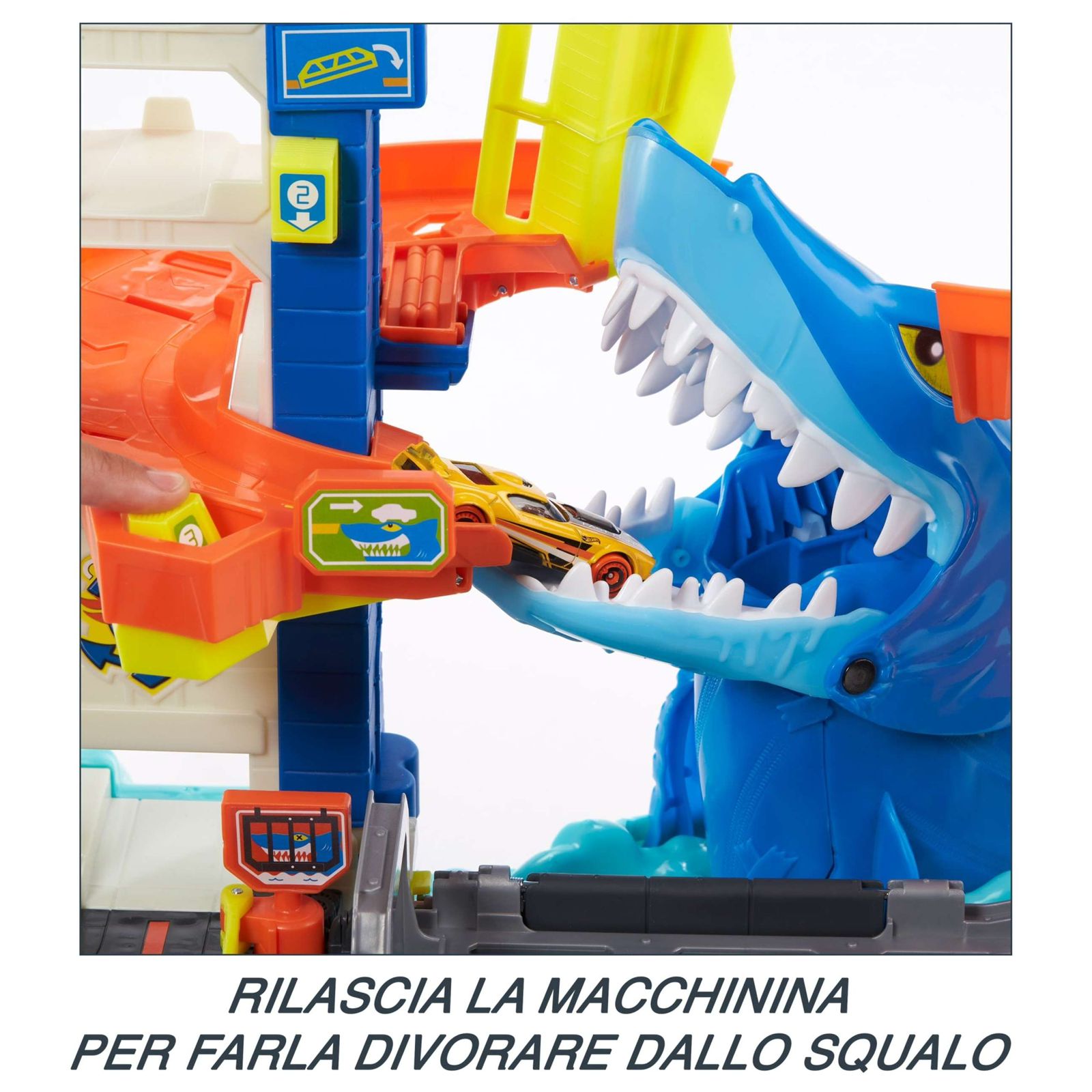 Hot Wheels City Set Super Squalo Playset by Mattel