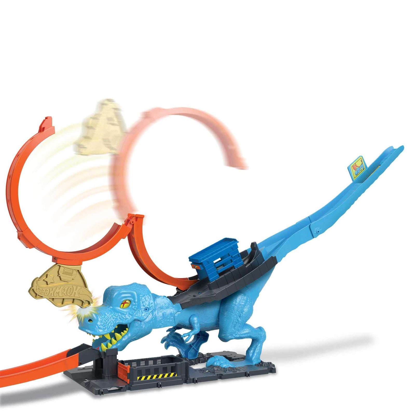 Hot Wheels City T-Rex Chomp Down Playset by Mattel