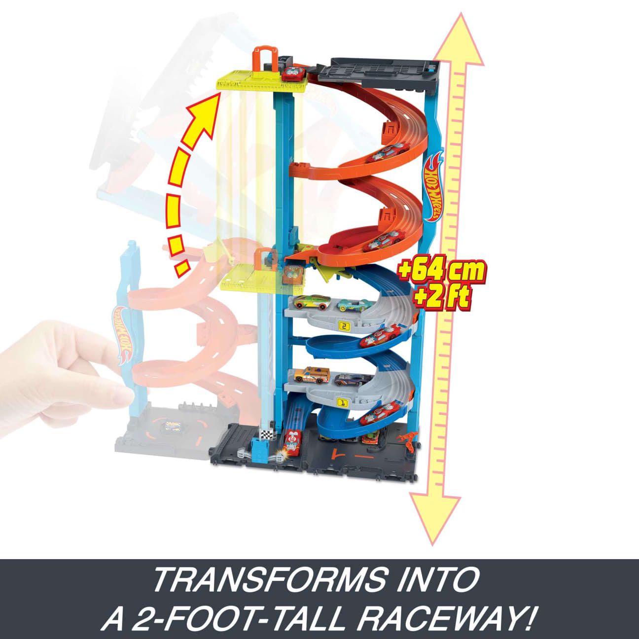 Hot Wheels City Transforming Race Tower by Mattel