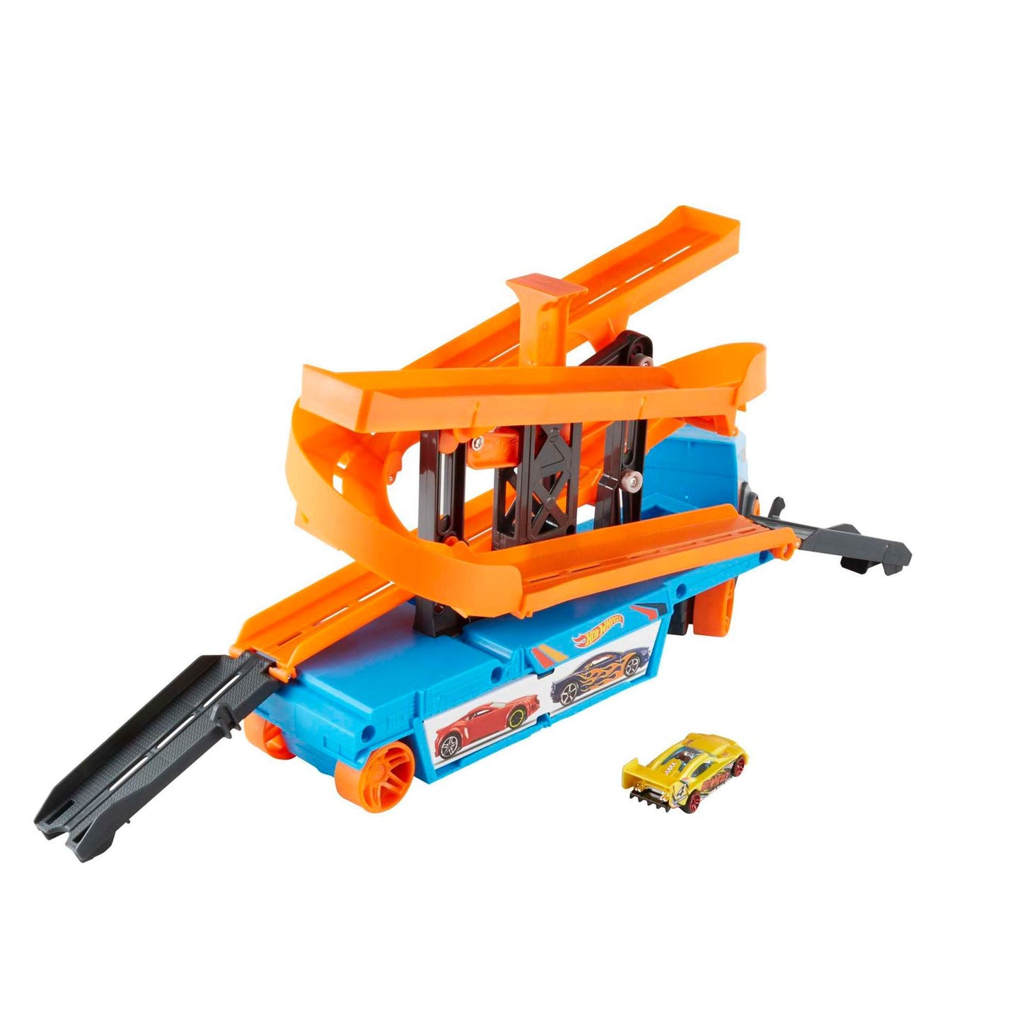 Hot Wheels Lift &amp; Launch Hauler by Mattel