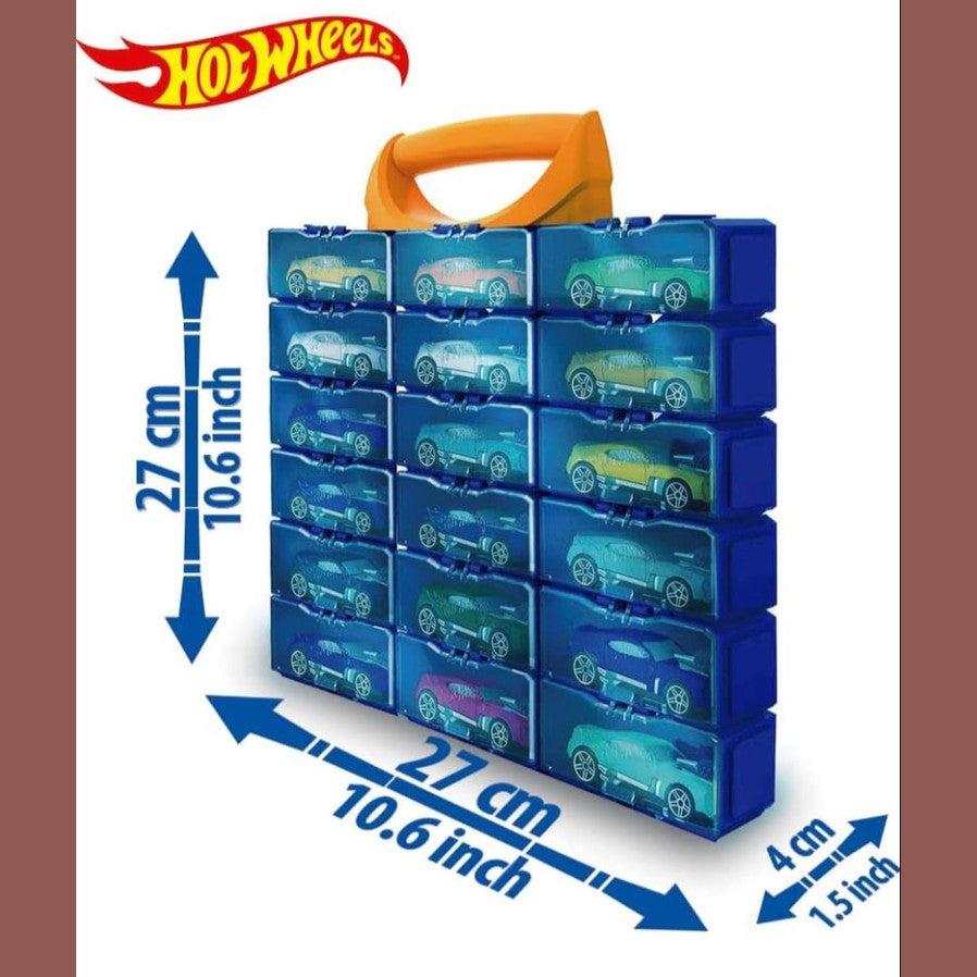 Hot Wheels Multibrick car case with cars by Mattel